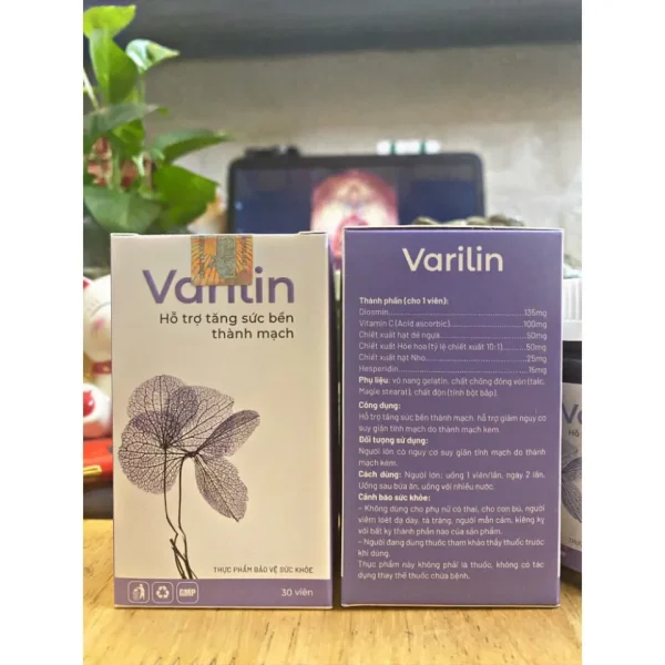 Varilin cải thiện tĩnh mạch hiệu quả